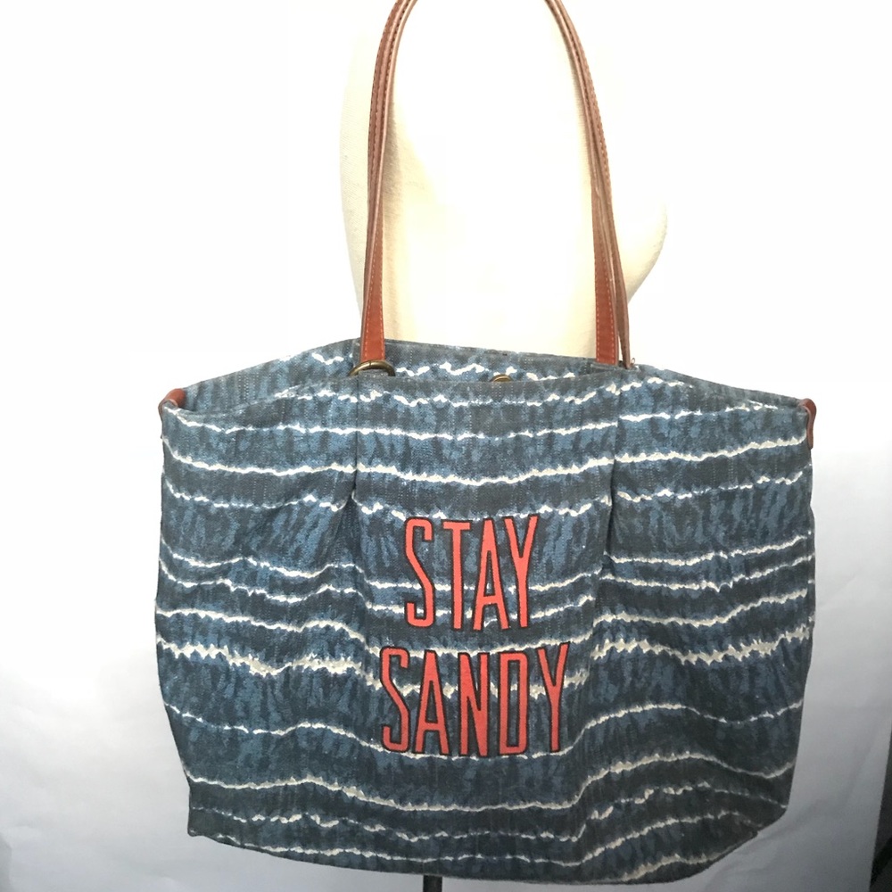 Lucky Brand Portland Stay Sandy Tote Beach Bag - Picture 2 of 8